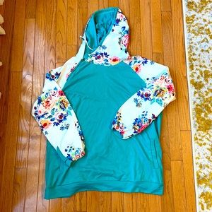 Double hooded sweatshirt